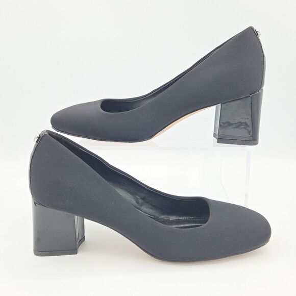 Donald Pliner Shoes - Donald Pliner Black Women's Size 8.5 Block Heel Square Toe  Audrey  EUC